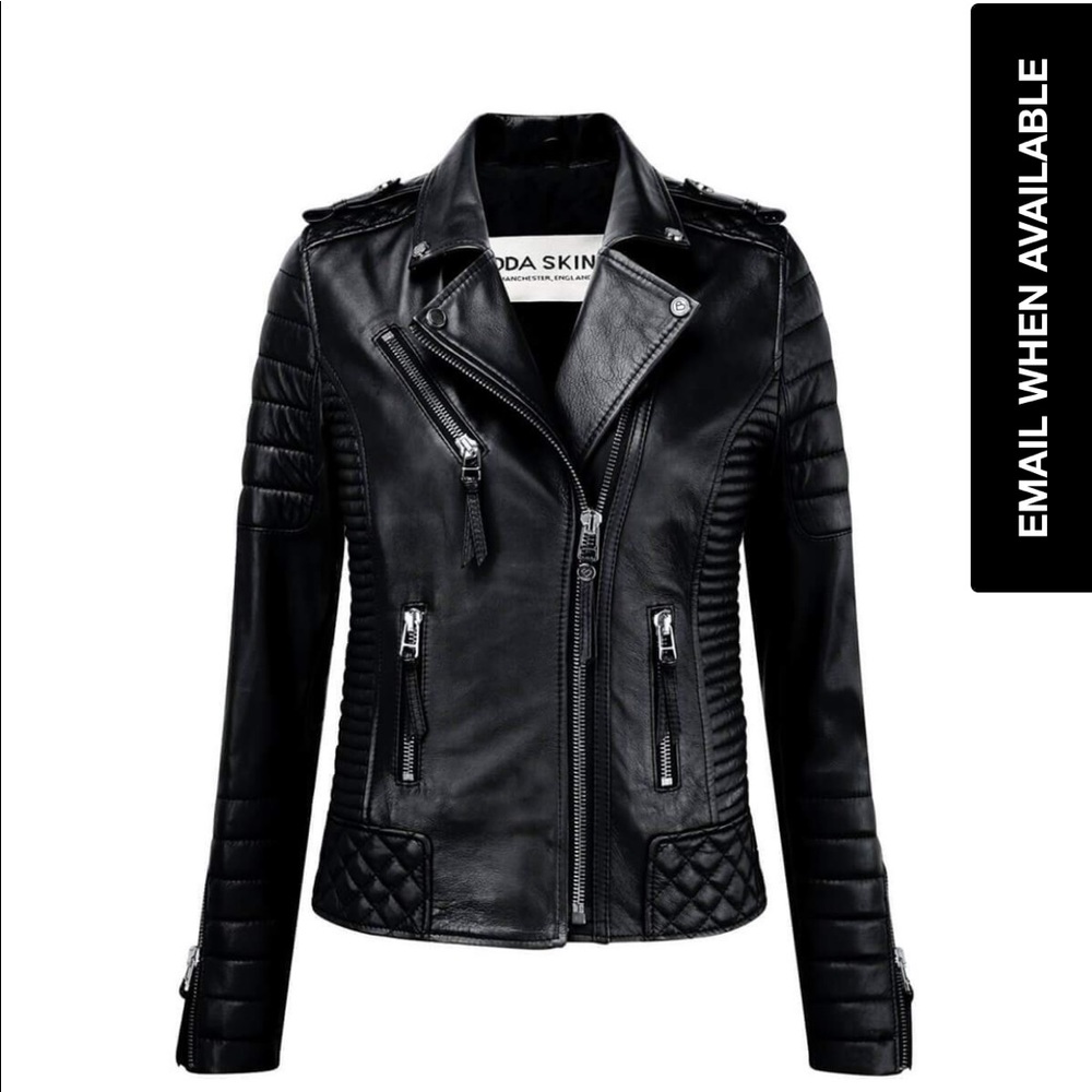 SOLD! Boda Skins Leather Biker Jacket